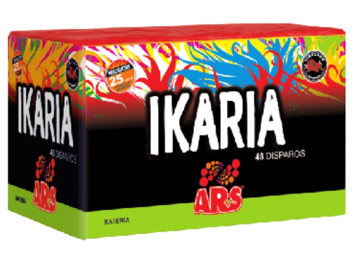 220 * 1 BATERÍA IKARIA 48 DISPAROS