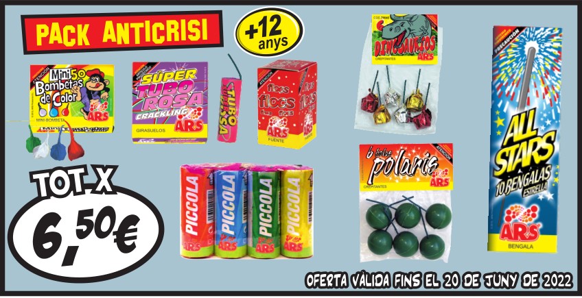 PACK ANTICRISIS BLAU INFANTIL +12 anys