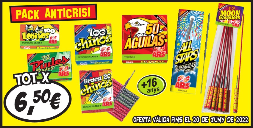 PACK ANTICRISIS AMARILLO JUNIOR +16 años