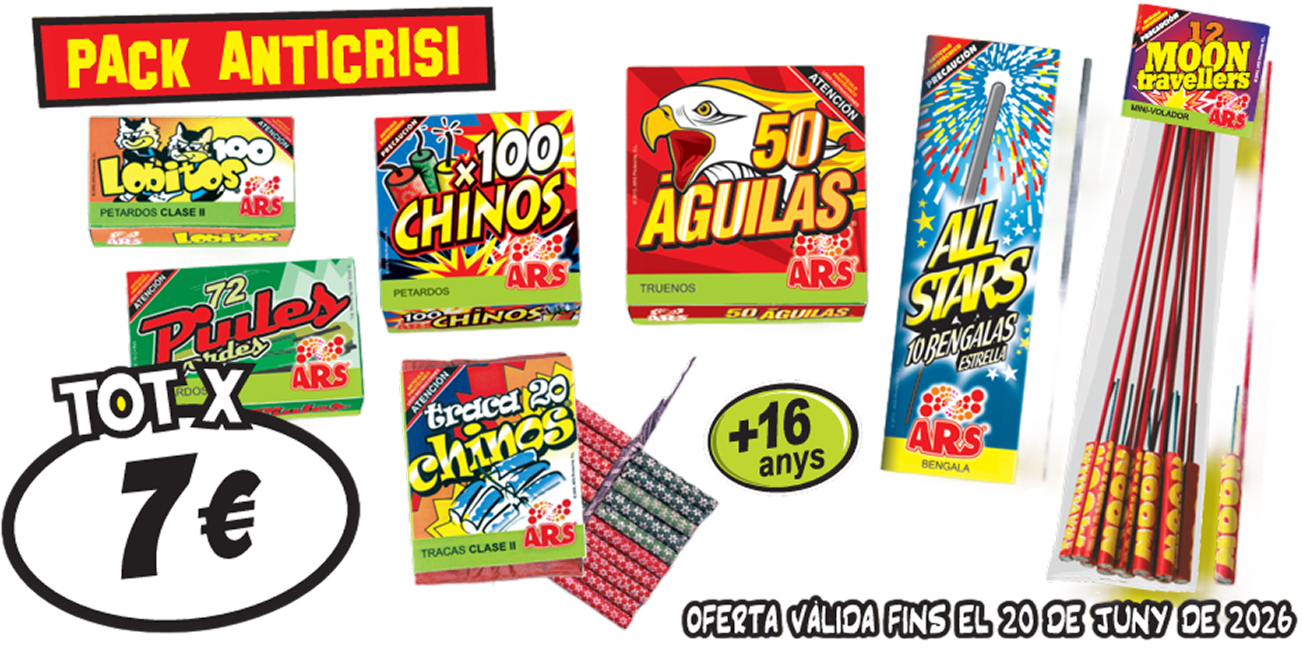 PACK ANTICRISIS AMARILLO JUNIOR +16 a&ntilde;os